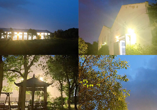 花園式廠區(qū)、綠樹成蔭、鳥語花香。原來的廠區(qū)的夜景是如此的美麗！